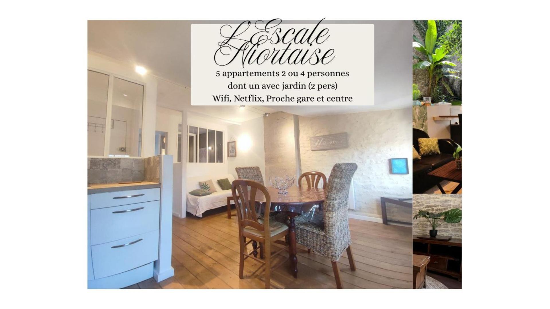 L'Escale Niortaise - Centre-Ville - 10Mn Gare - Wifi - Netflix Екстер'єр фото